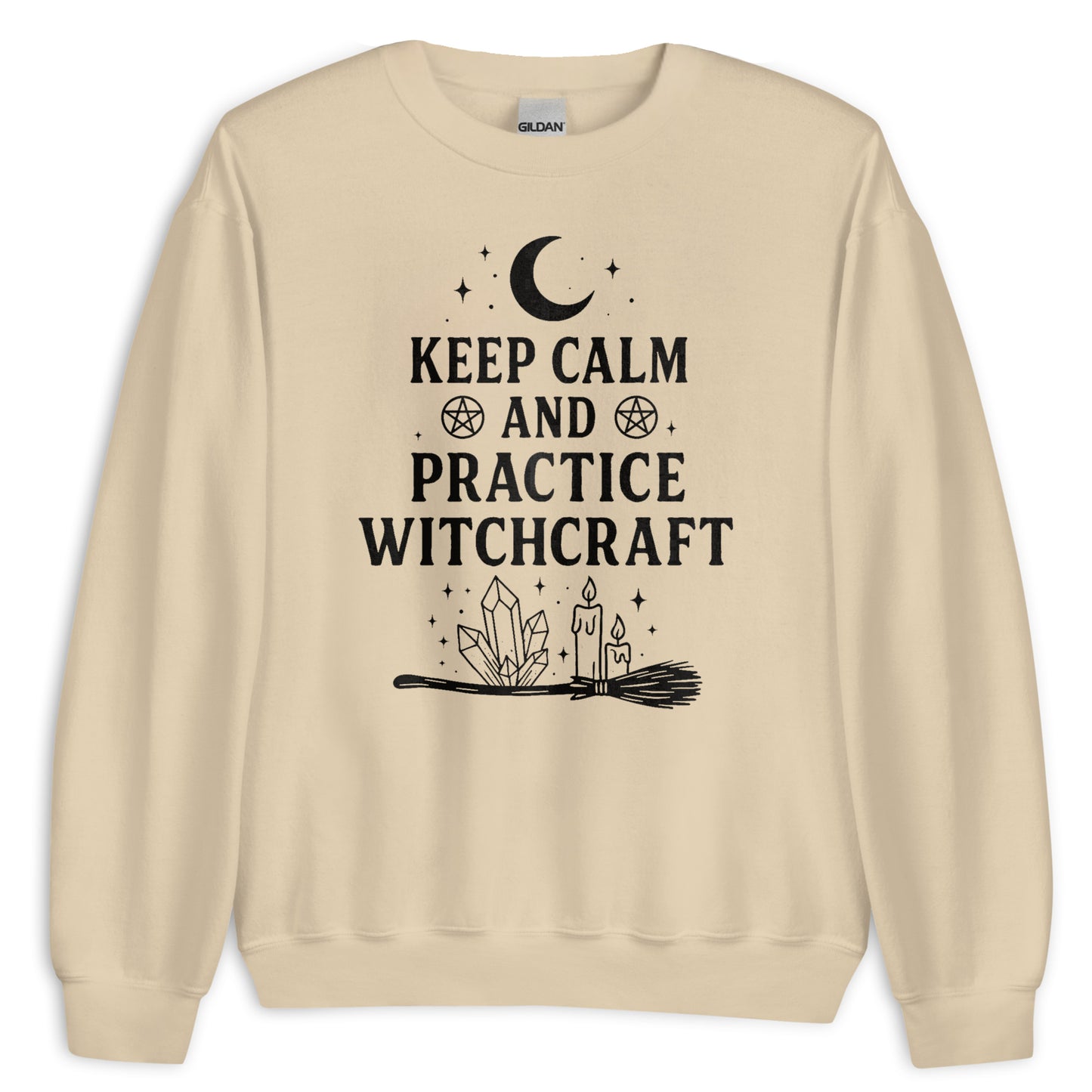 Keep Calm And Practice Witchcraft Sweatshirt