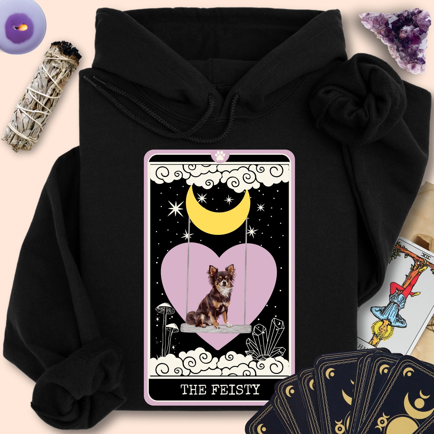 The Feisty - Brindle Chihuahua Hoodie