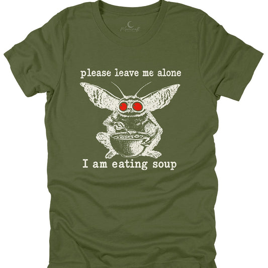 Mothman Eating Soup T-Shirt