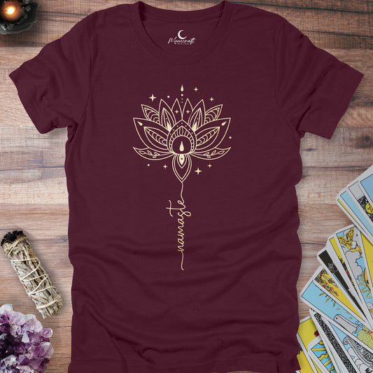 Namaste Lotus Flower T-Shirt