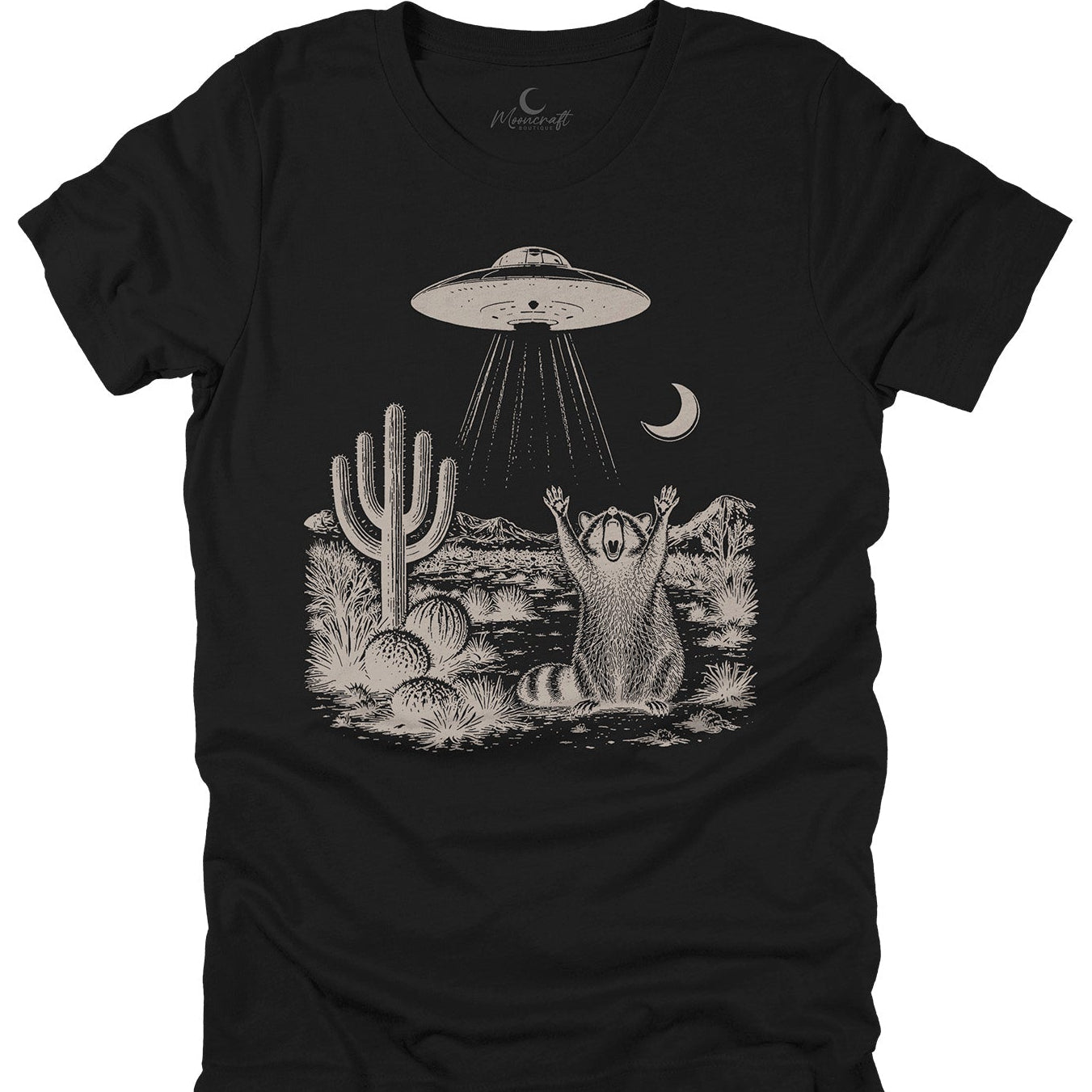 Raccoon UFO T-Shirt