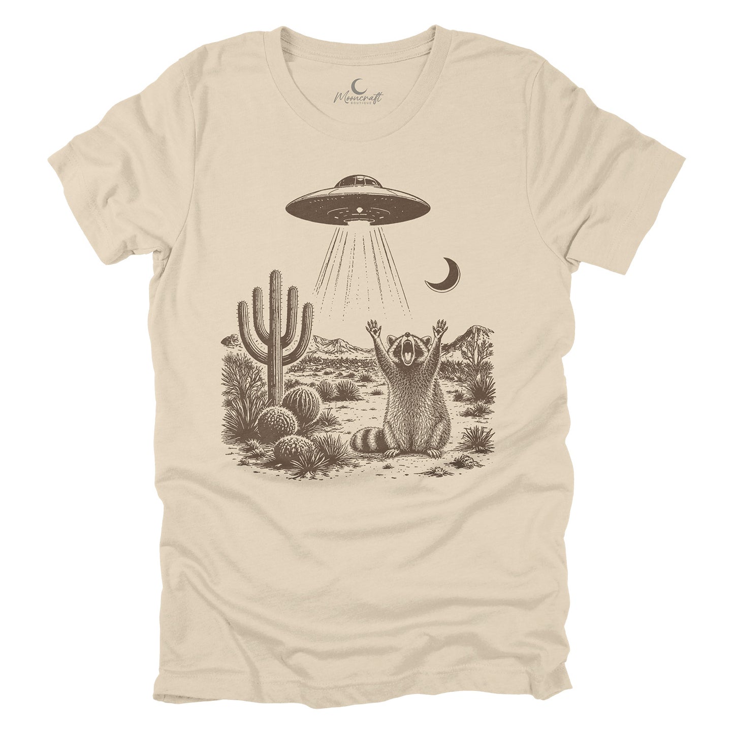 Raccoon UFO T-Shirt