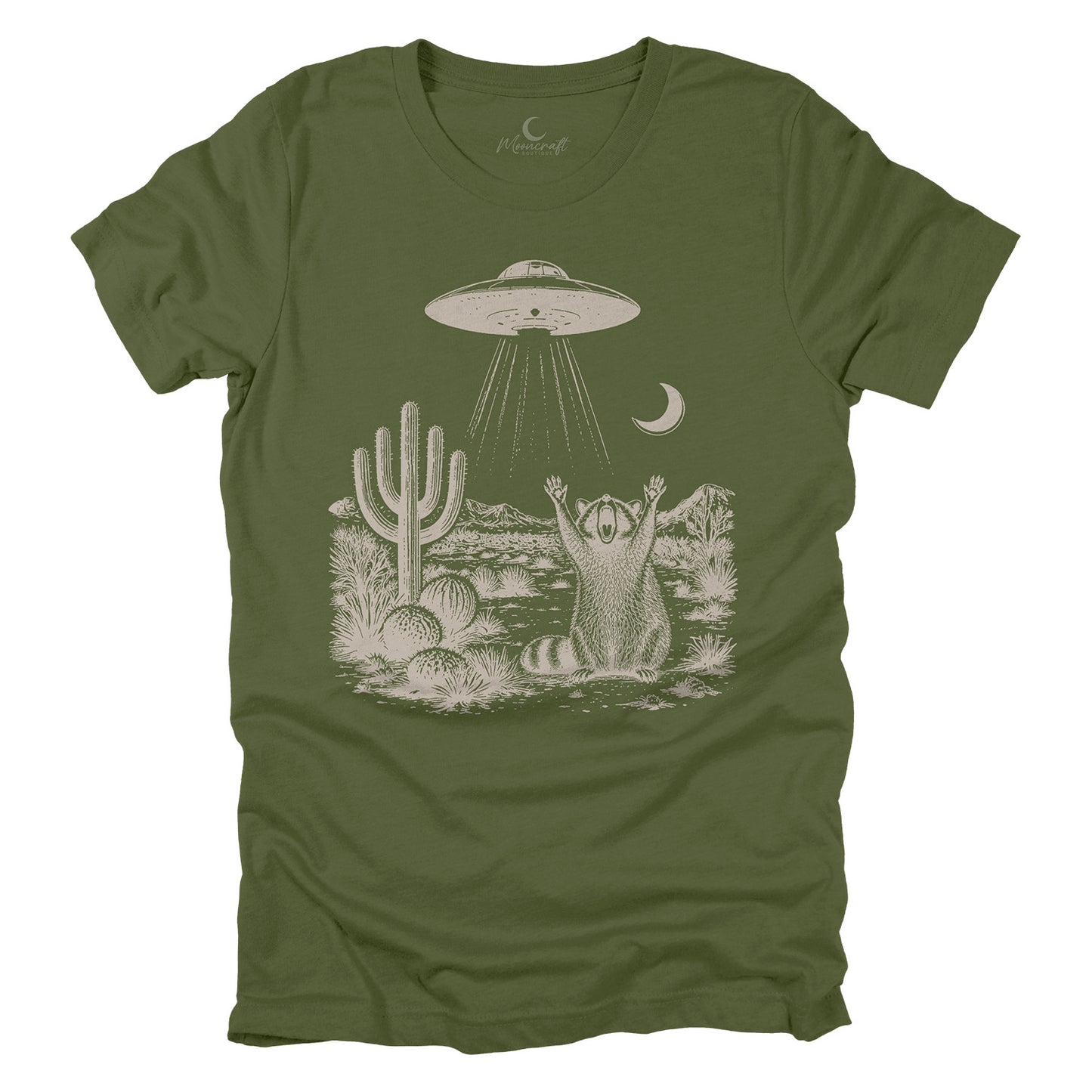Raccoon UFO T-Shirt