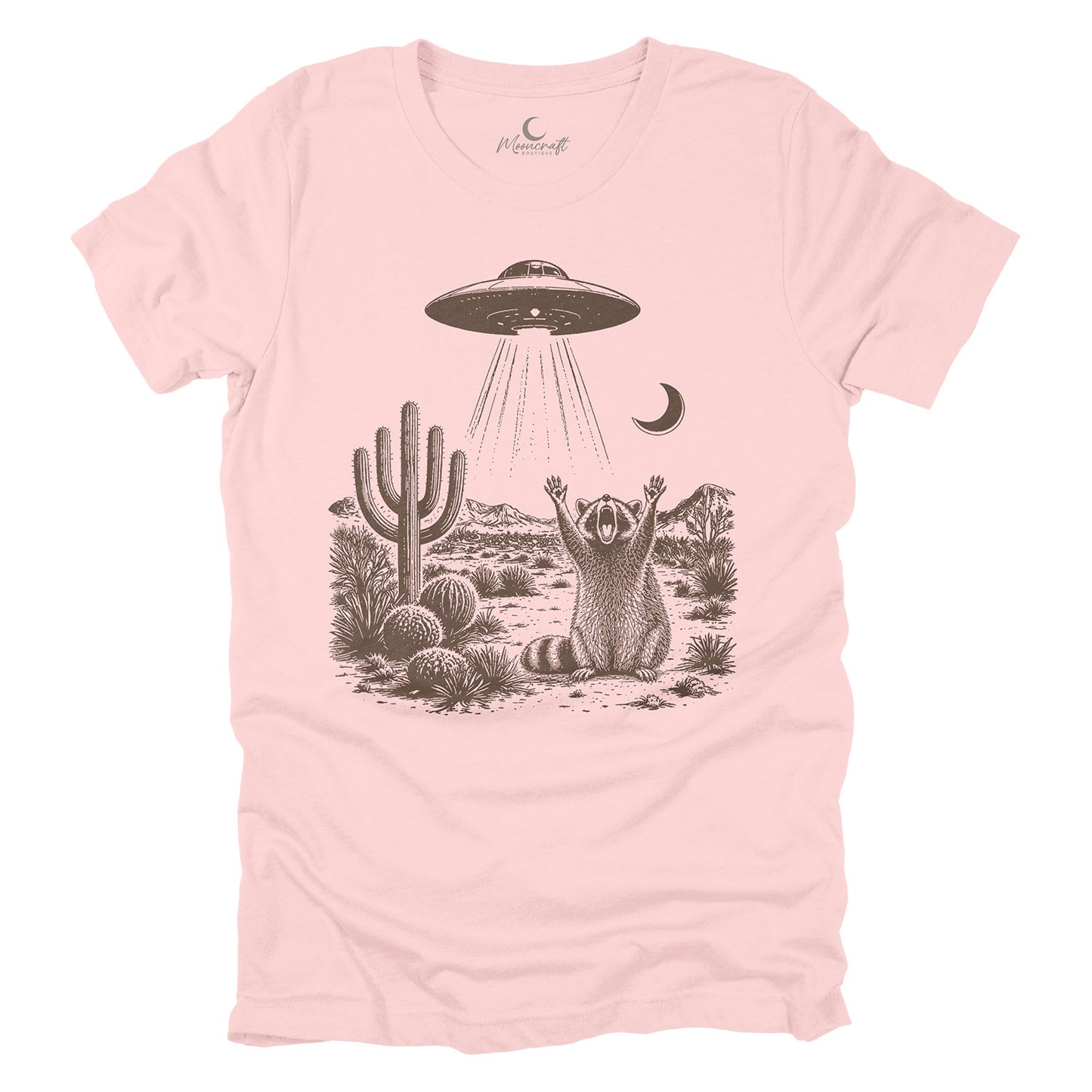 Raccoon UFO T-Shirt