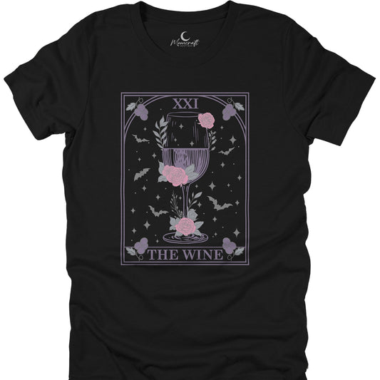 The Wine Tarot Card T-Shirt
