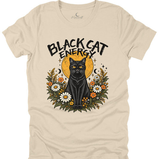 Black Cat Energy T-Shirt