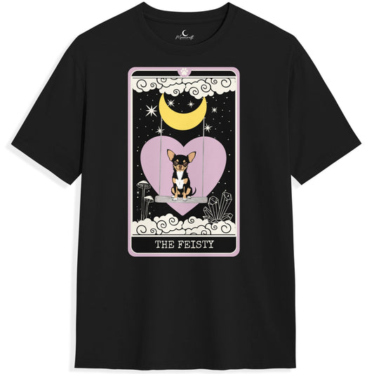 The Feisty - Black Chihuahua T-Shirt