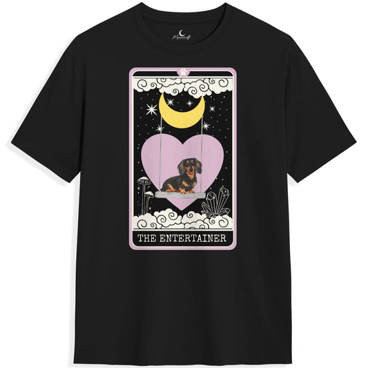 The Entertainer - Long Haired Dachshund T-Shirt