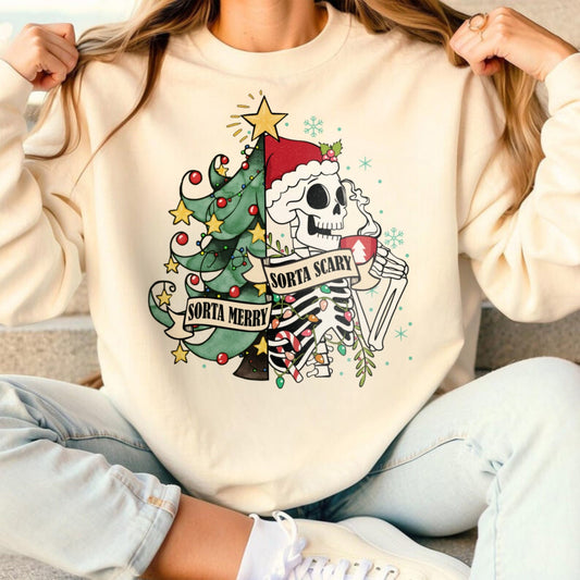 Sorta Merry Sorta Scary Sweatshirt